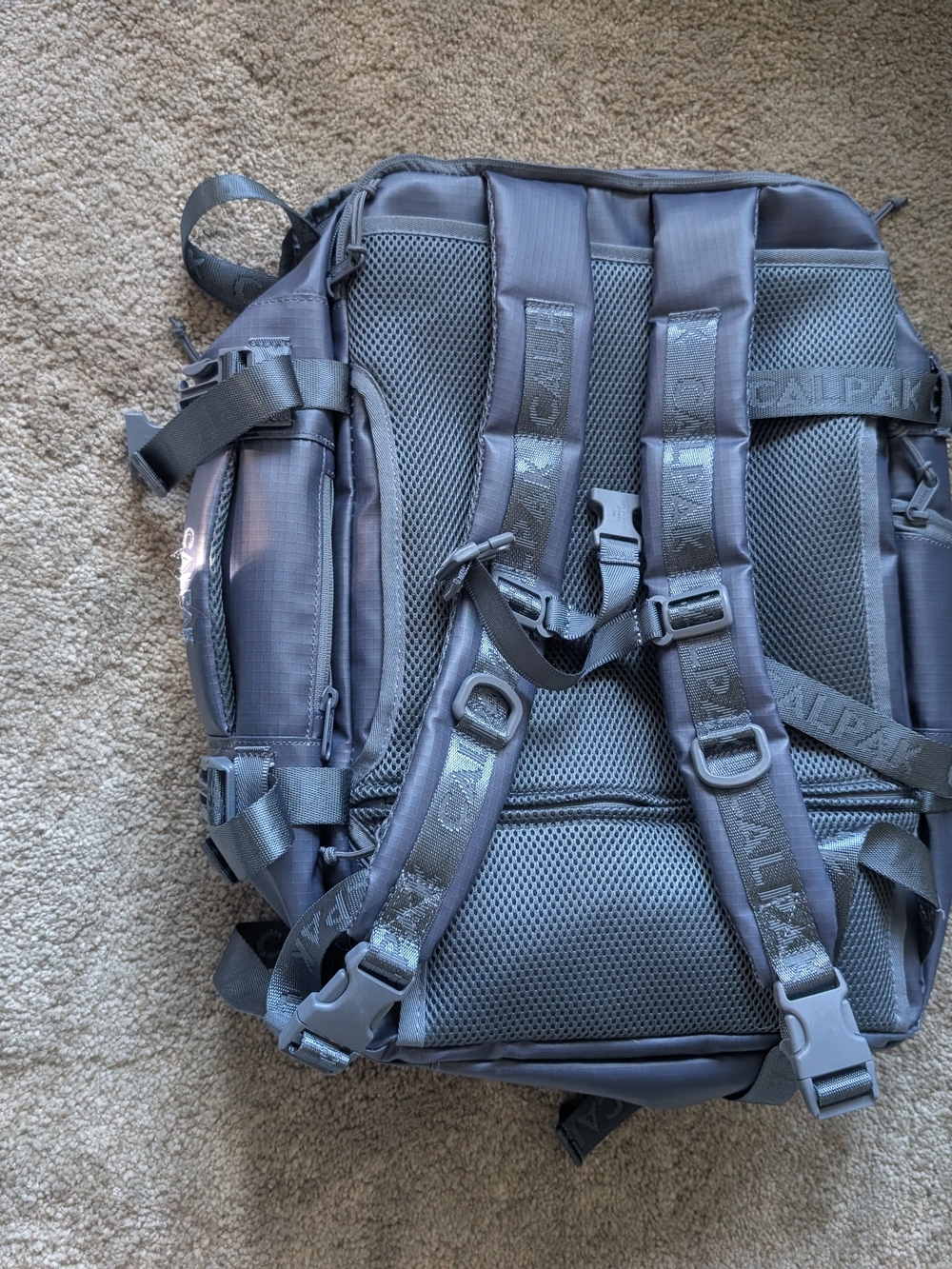 Calpak Navy Blue Men's Backpack with Multiple Front Pockets - Picture 3 of 4